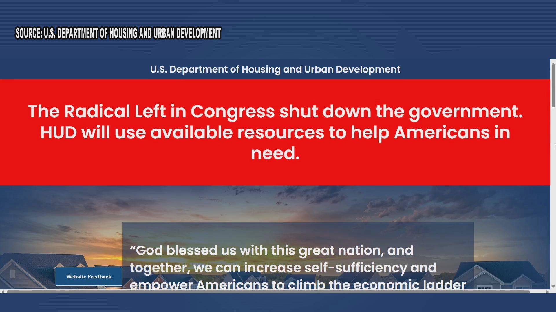 Government Departments Blaming Democrats for Shut Down Raises Legal Concerns