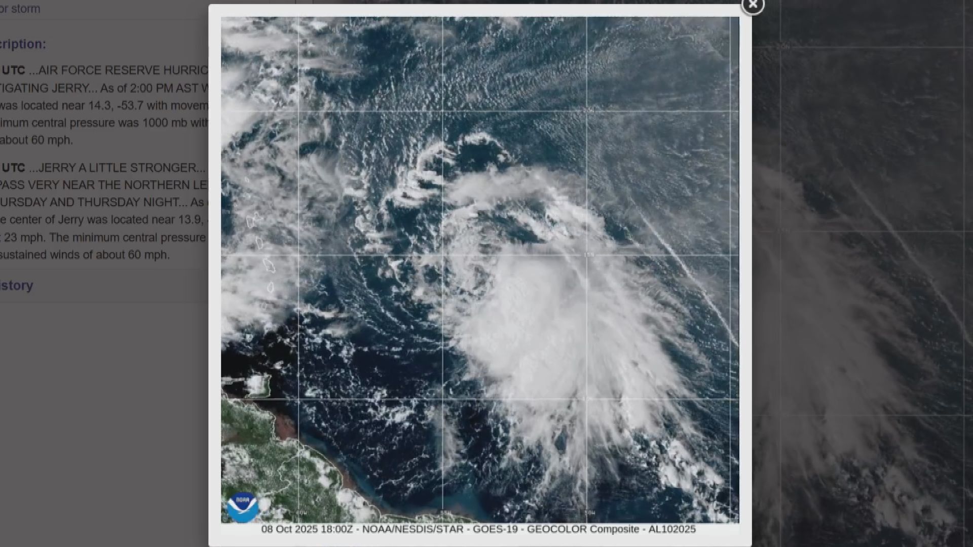 Tropical Storm Jerry Could Develop into a Hurricane