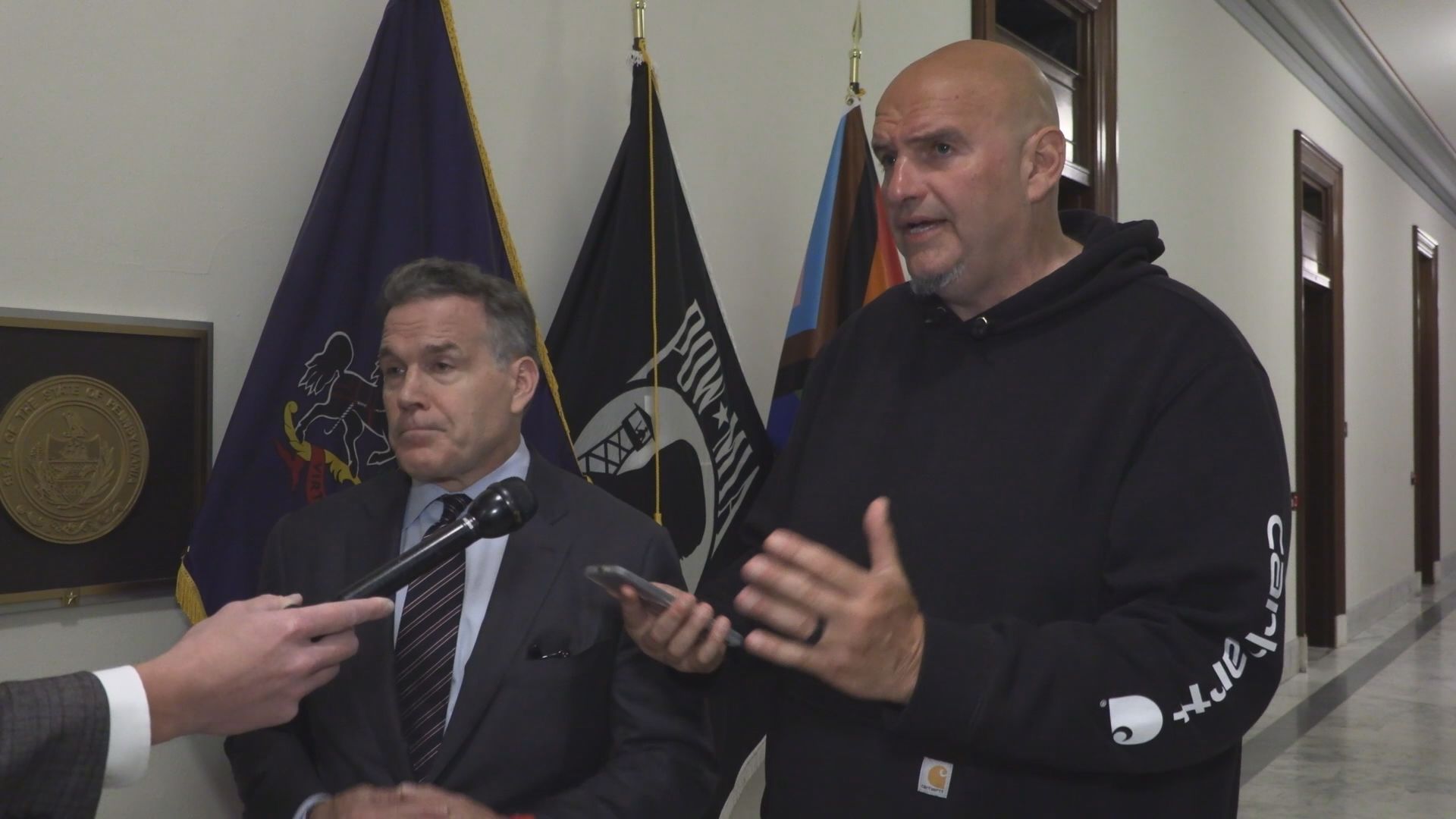 PA Senators McCormick, Fetterman Discuss Gas Prices, Lowering Housing Costs