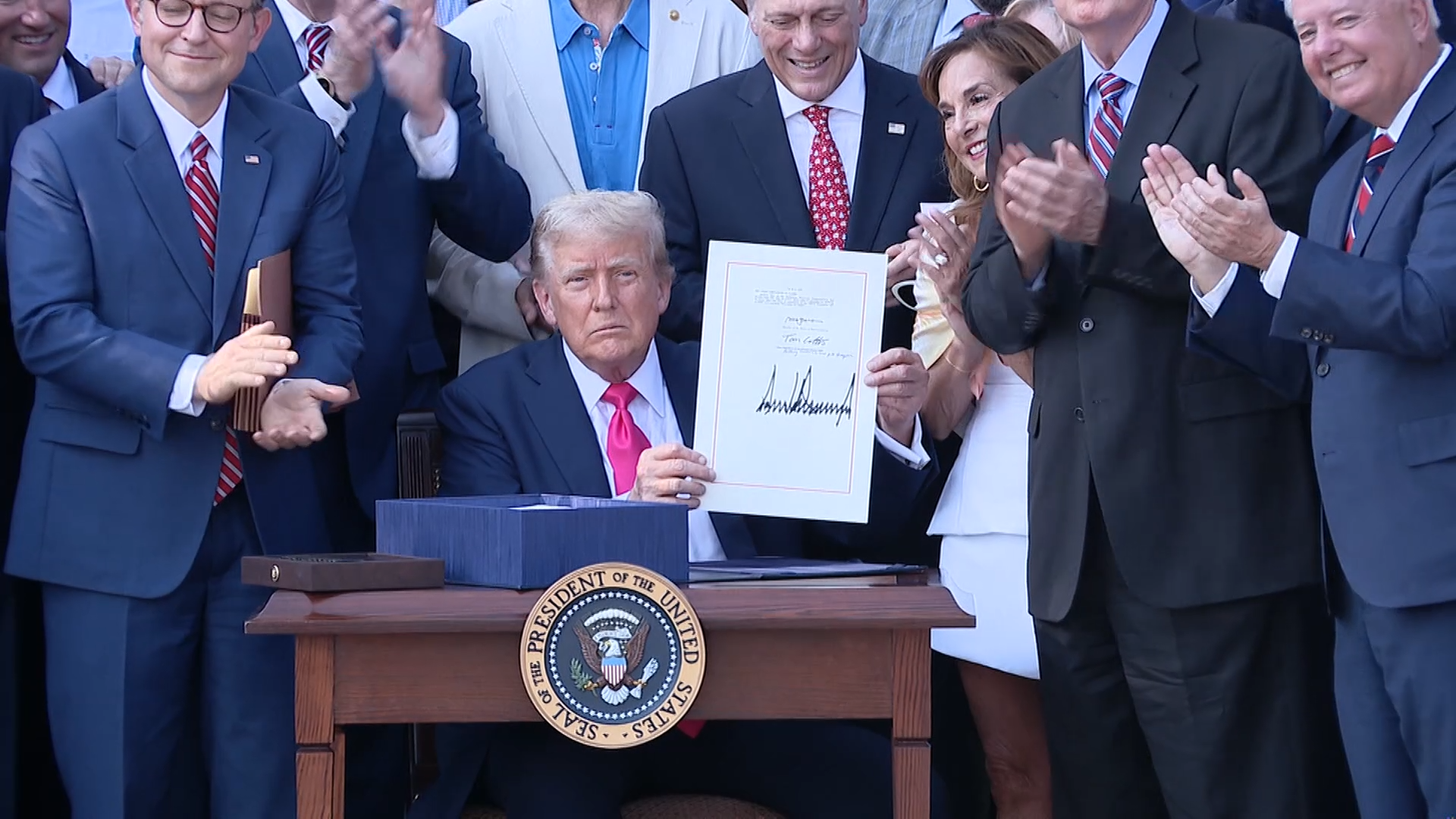 One year later, Republicans tout Trump’s tax law while Democrats criticize Medicaid, SNAP cuts